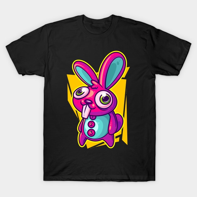 Three Speed Rabbit T-Shirt by ArtisticDyslexia